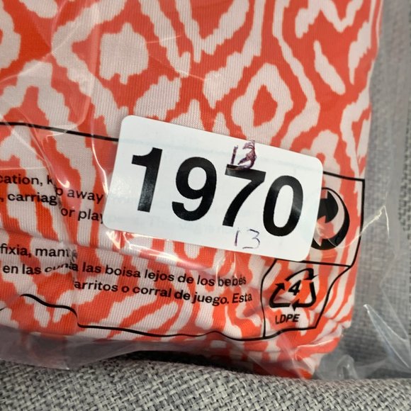 Bisou Bisou Michele Bohot Boho Sleeveless Top Small Shark Bite Bright Orange - Picture 9 of 9